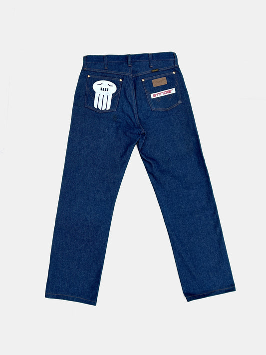 [wrangler] straight-leg jeans