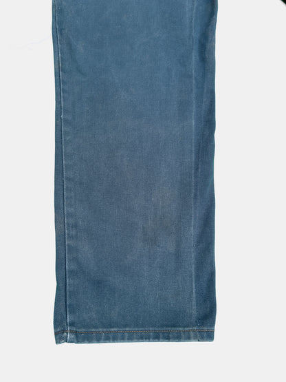 [nico premium] dark-wash baggy jeans